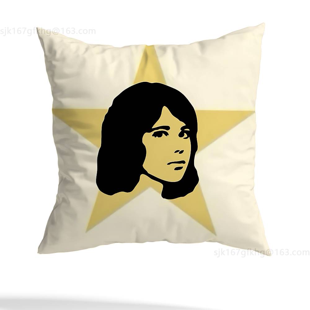 Tv Girl Who Really Pillow Case Sofa Living Room Bedroom Headboard Backrest Cushion Square Cushion Nap Time