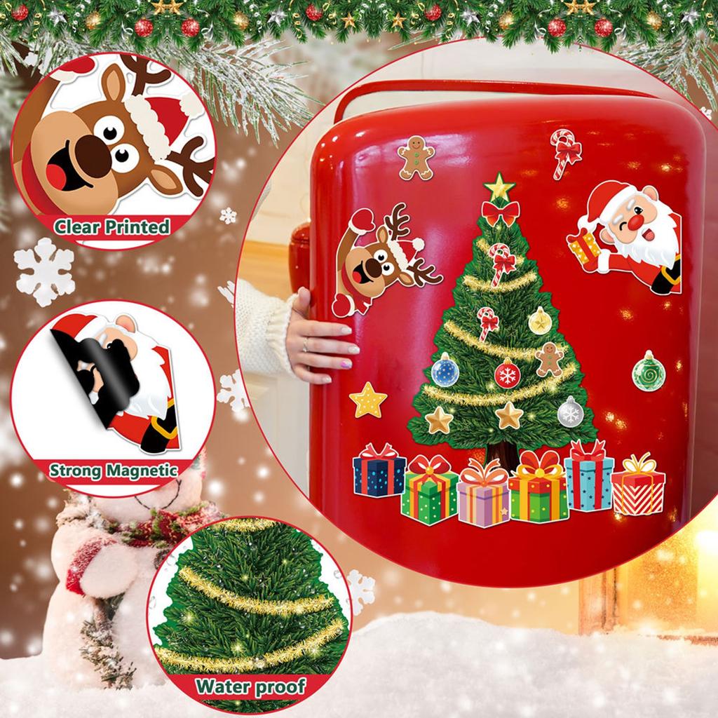 Magnetic Refrigerator Stickers, Soft Magnetic Garage Door Stickers, Car Body Decorations, Christmas Magnetic Stickers.