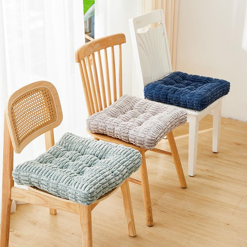 Corduroy Warm Cushions Autumn and Winter Cushions Office Chair Cushions Student Butt Cushions Tatami Mats Non-slip