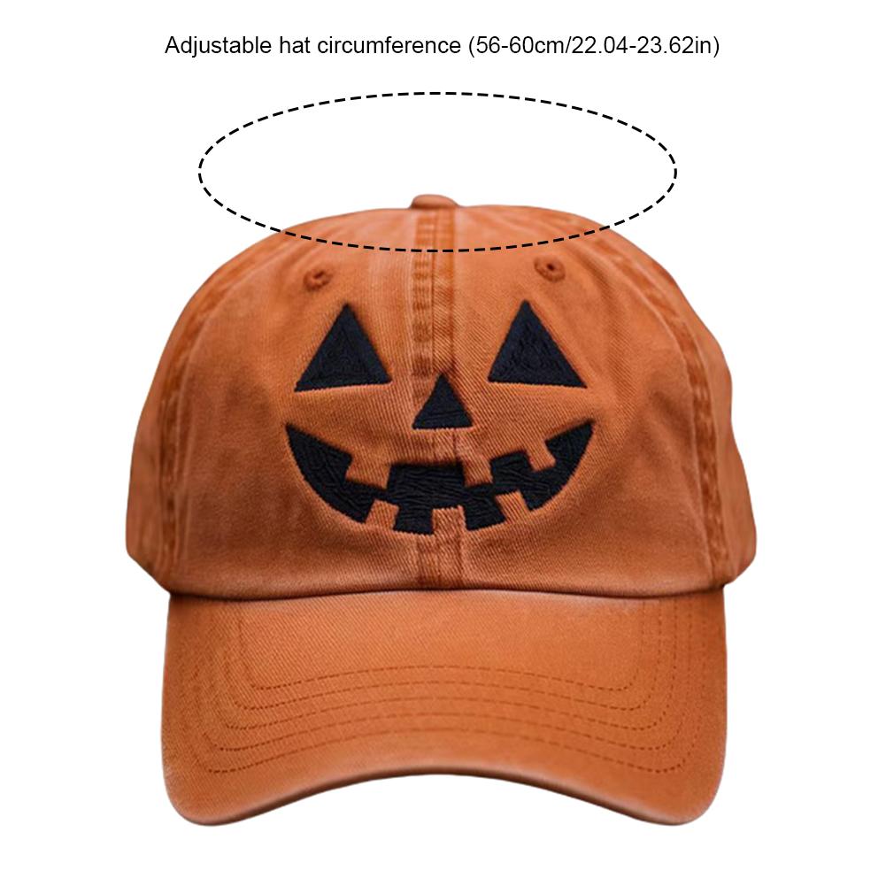 Halloween Hat Baseball Cap Adjustable Halloween Trucker Hat Baseball Hat for Men and Women
