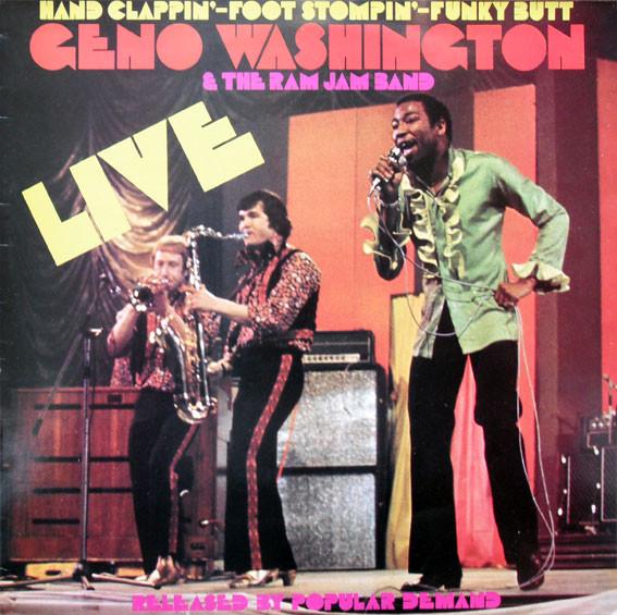 LP Record GENO WASHINGTON & THE RAM JAM BAND - Hand Clappin-'Foot Stompin'-Funky-B NSPL18618 Pye Records 1980 UK Soul/Funk Used