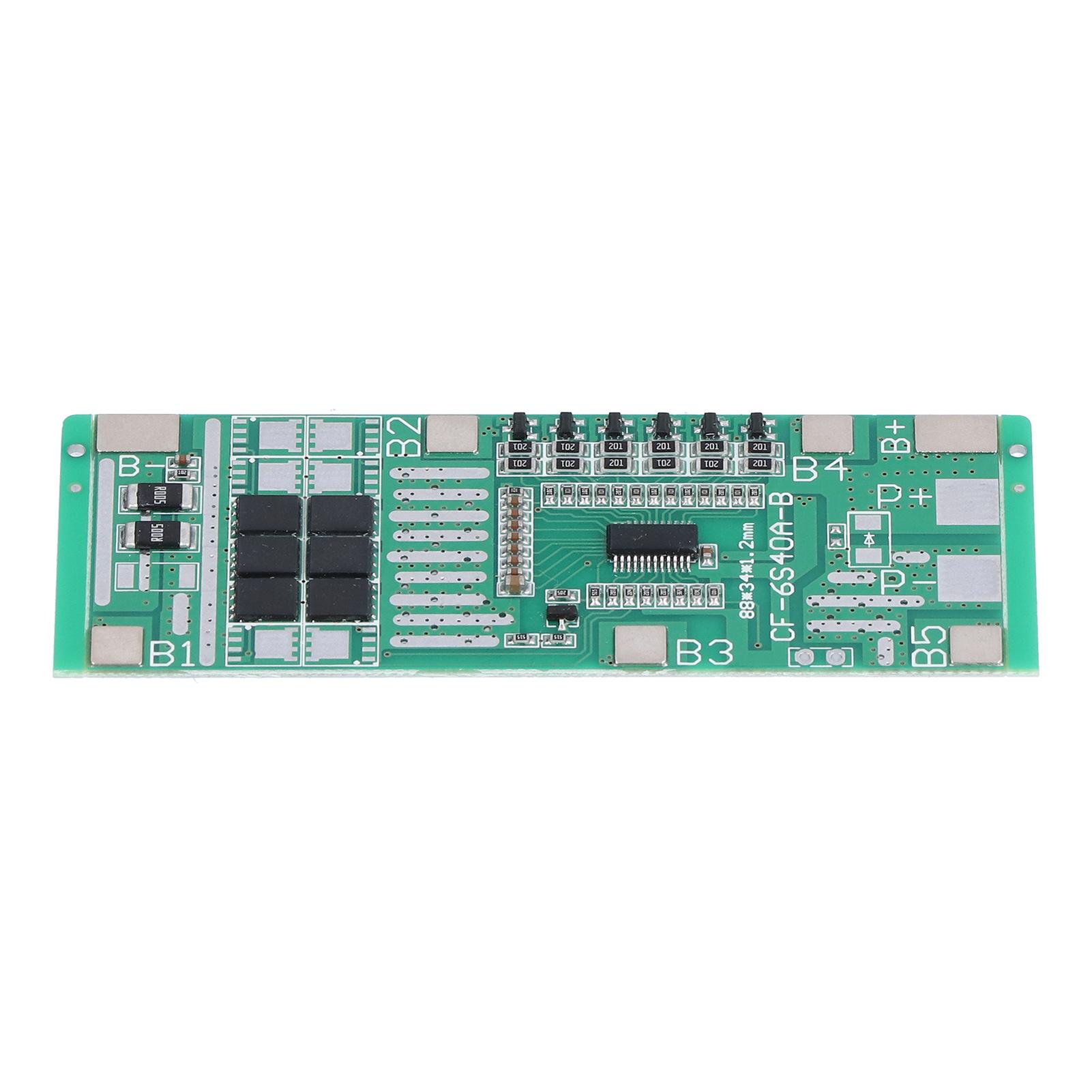 

6S 24V20A Lithium Battery Protection Board BMS Battery Cell Protection Board with Balance