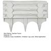 Plastic Decorative Garden Fence Imitation Log Retaining Border Garden Landscaping Edging Border Panel for Lawn Yard Flower Beds Paths