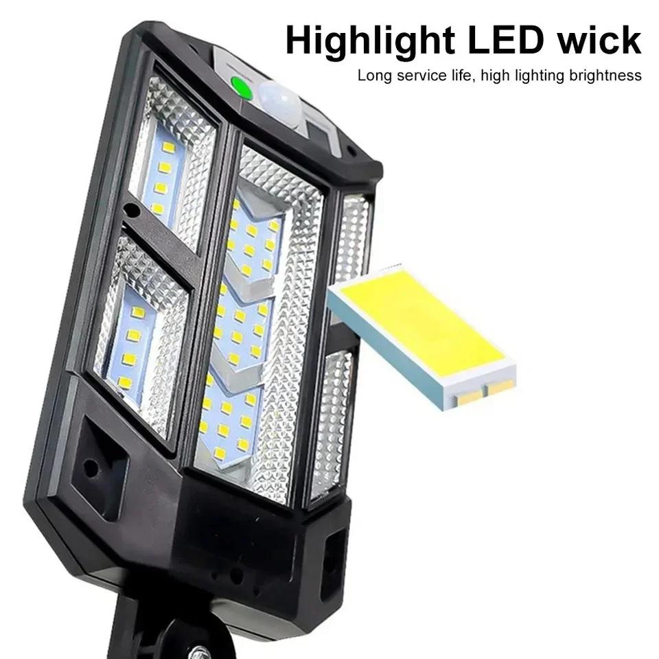 Solar Powered LED Wall Light Outdoor Courtyard Decorative Lights Waterproof Atmosphere Lighting Human Body Sensing Street Lights