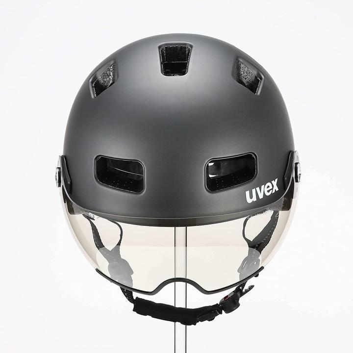 Kask Uvex Rush Visor Srebrny R. 55-58 Cm