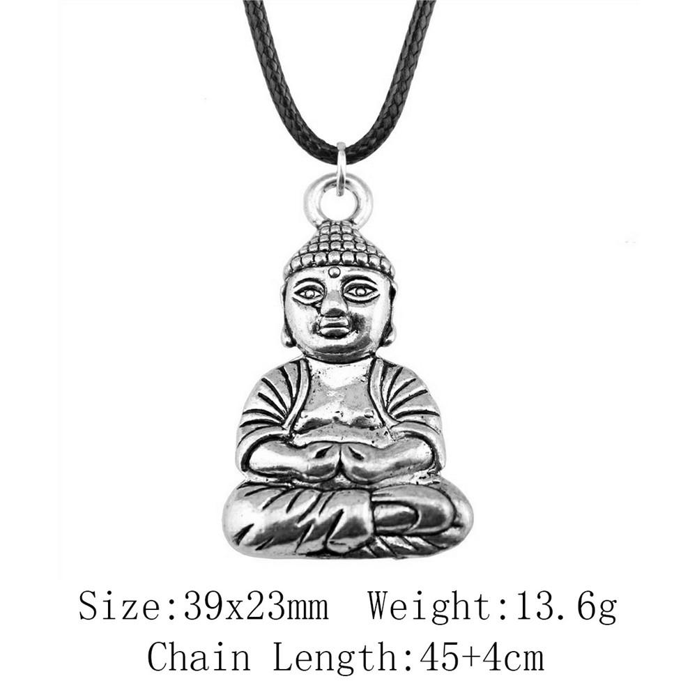 2025 Trend Best Friend Necklace Chief Pharaoh Buddhism Necklace Leather Chain 45cm Audience Necklaces With Pendant