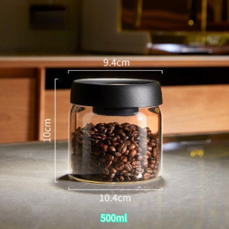 

Вакуумные контейнеры для кофе с герметичными крышками для кофе, банки Мейсона из боросиликатного стекла, набор вакуумного упаковщика для чая, бобов, сахара