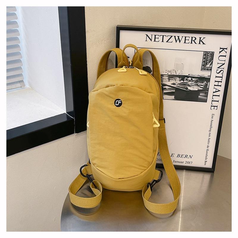 New Canvas Women's Simple and Fashionable Versatile Bag Shoulder Bag Green and Young Diagonal Span Shoulder Three-purpose Bag