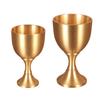 Brass Wine Glasses, Brass Reusable Liquor Tumbler for Props Decoration