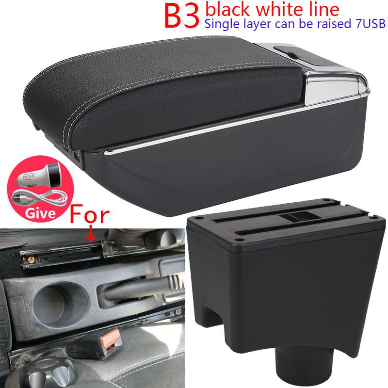 For Dacia Renault Sandero Logan 2 Armrest For Nissan Almera G15 Car Armrest box For Lada LARGUS Storage box Car Accessories