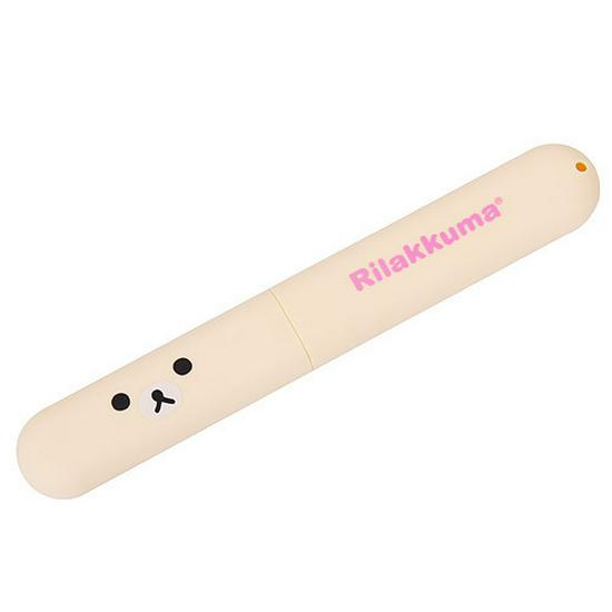 Rilakkuma Portable Toothbrush Case - Cute Cartoon Travel Storage Box Wash Kit