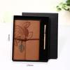 Creative Autumn Leaf Loose-Leaf Travel Journal Set - Custom Retro Diary Notebook