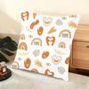 Abstract Boho Pattern Cushion Cover Soft Short Plush Pillow Cover Smooth Cozy Texture Aesthetic Cushion Case Home Decor