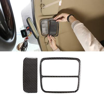 For Honda CRV 2007 2008 2009 2010 2011 Carbon Fiber Car Roof Reading Light Frame Cover Protective Trim