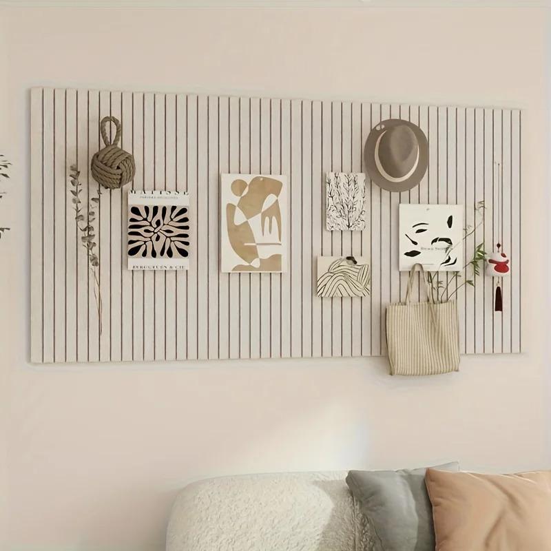 Große Böhmische Filz-Wandfliesen - Runde Kork-Pinnwände, zur Heim- und Bürodekoration, Wanddeko, Wohnzimmerdekoration