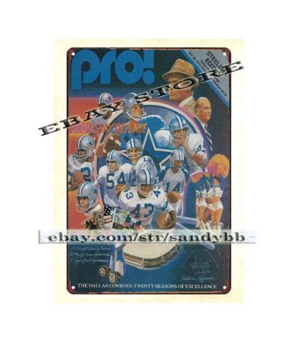 

1979 football Program metal tin signAluminum 20x30cm（7.8x11.8inch）
