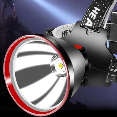 1000M Langstrecken-Super-Leistungsstarke LED-Stirnlampe 18650 Scheinwerfer USB wiederaufladbare Outdoor-Angelkopf-Taschenlampe Camp-Lampe