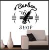 Barber Shop Wall Stickers Modern Fashion Hair Salon Wallsticker Living Room Background Wall