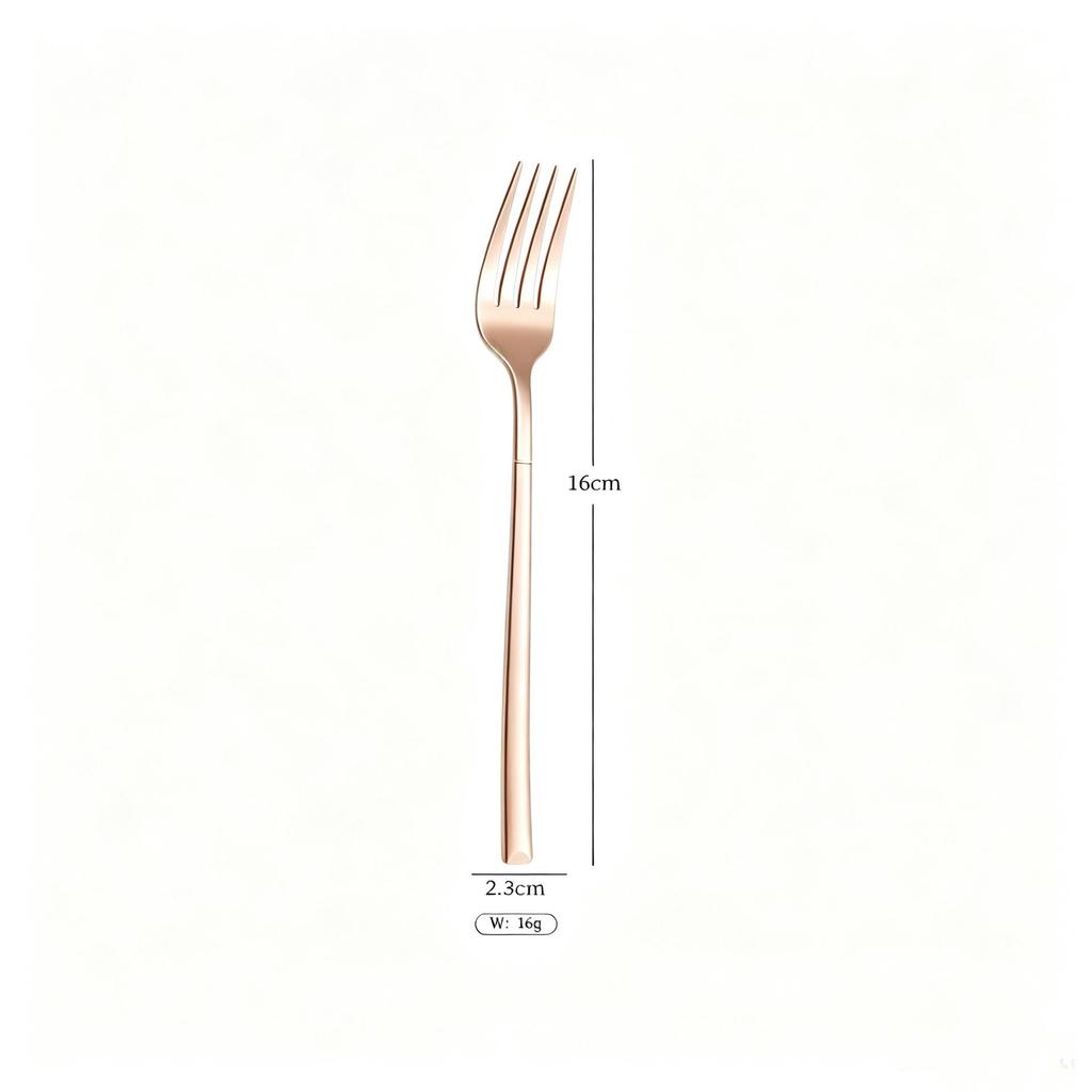24-Piece High-End Stainless Steel Cutlery Set: Knife, Fork, Spoon for Western Dining