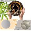 2D Flat Aluminium Nativity Christmas Sign - Holy Night Figurine Ornaments with Jesus - Aluminium Manger Sign - Ideal for Front Door, Wall, Porch