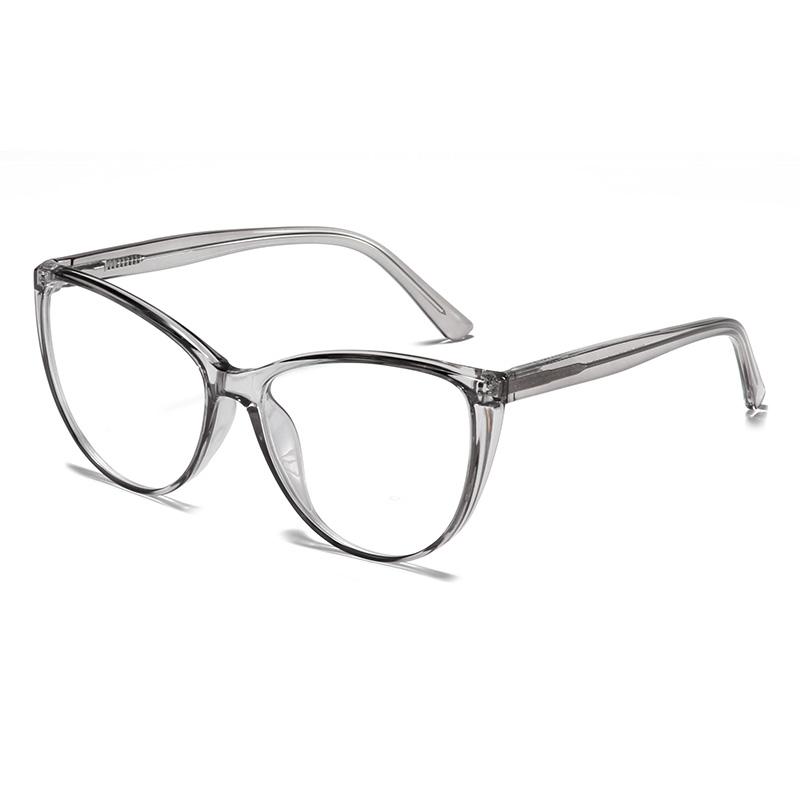 

Big Frame Anti Blue Rays Cat Eye Nearsighted Glasses For Women Spring Leg Prescription Eyeglasses 0 -0.5 -0.75 To -6.0 0