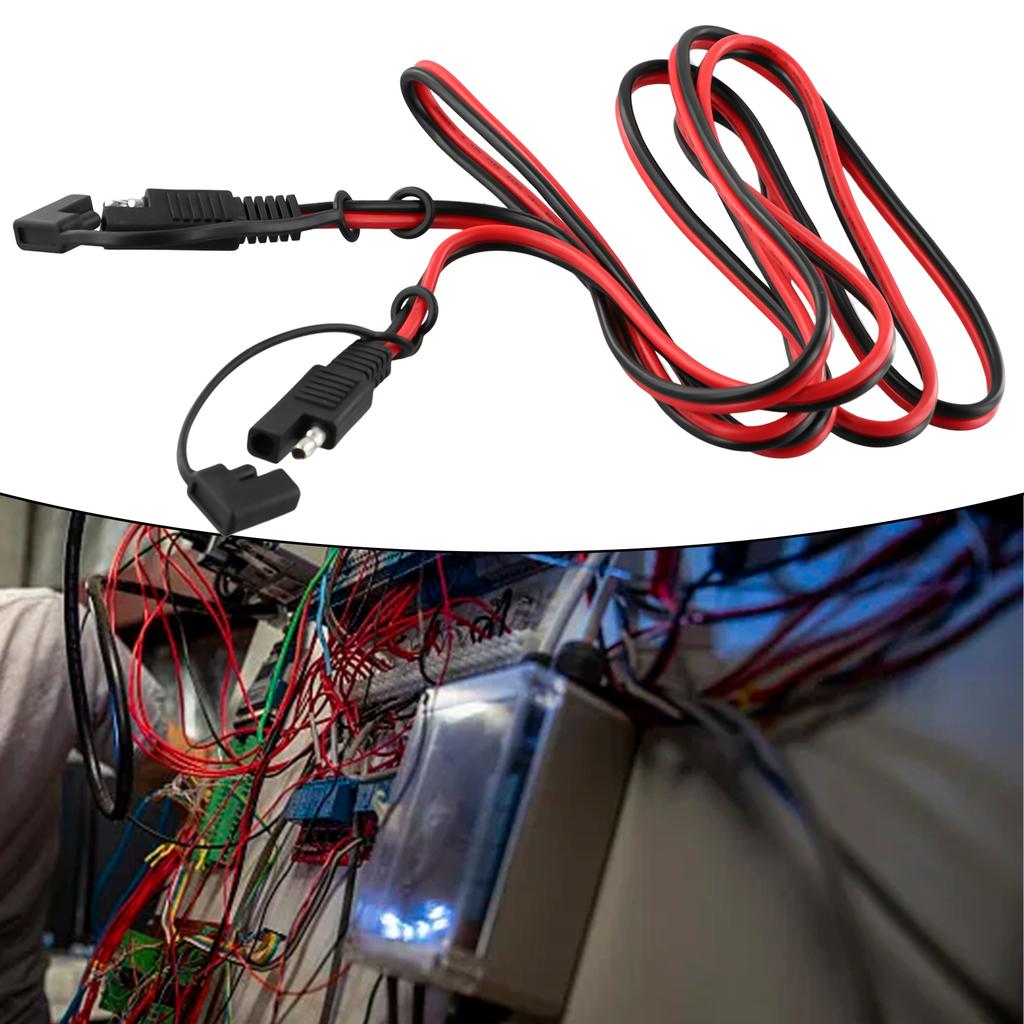 Sae Extension Cable With Cover SAE To SAE Extension Cable 14AWG Quick Disconnect Wire Harness SAE Connector Connector Cable