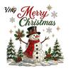 Festive Kitchen Wall Decals Christmas Window Stickers, Winter Holiday Decorations, Art with Xmas Tree Classroom Decorations Snowman Angel Patterns for