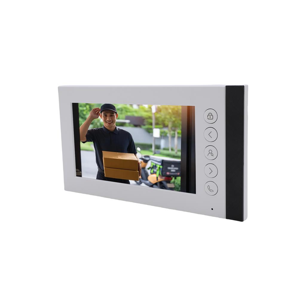7 Inch Video Doorbell 1080P HD WiFi Smart Doorbell with Two Way Talk Mobile App Remote Control BT Voice Changer Night
