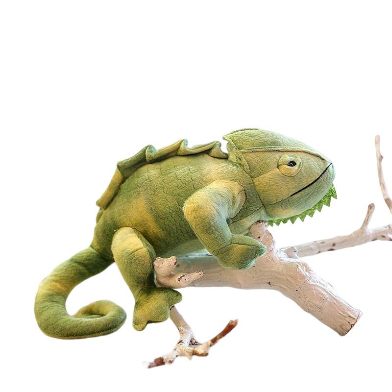 Realistic Lizard Plush Toy Super Soft Short Plush Material Color-changing Chameleon Doll Perfect Gift For Teens