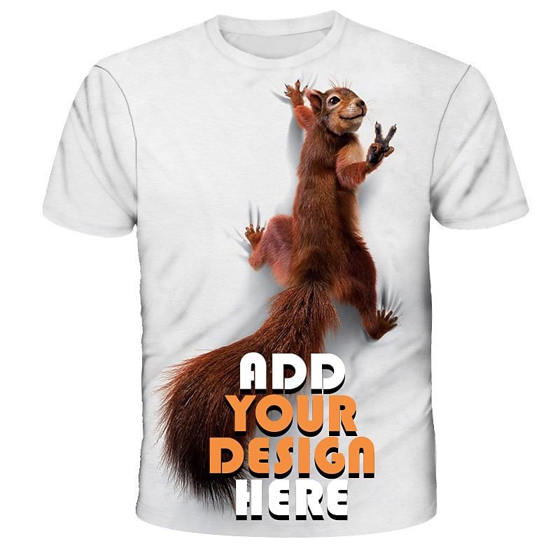 

Custom T Shirt for Men Design Your Own Custom Shirts Personalized All Over Print Tee Custom Gifts S