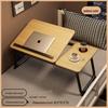 Adjustable Folding Bedside Table for Bedroom, Bay Window, or Dorm - Ideal for Study, Work, or Relaxation
