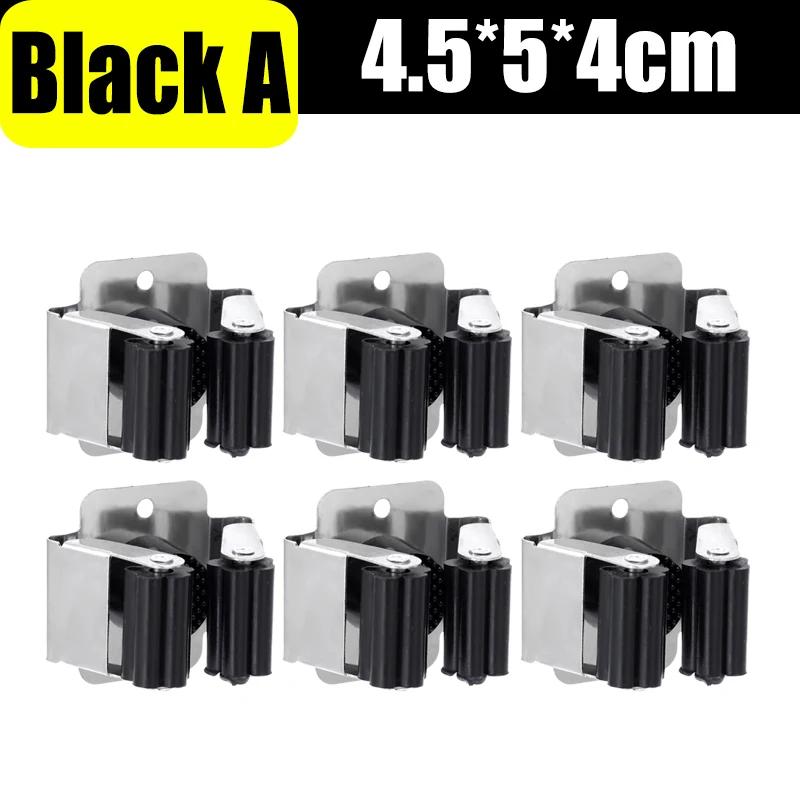 1-10Pcs Mop Broom Holder Wall Mounted Storage Clips with Screws Handle Hanging Tools for Home Kitchen Bathroom Garden Clips