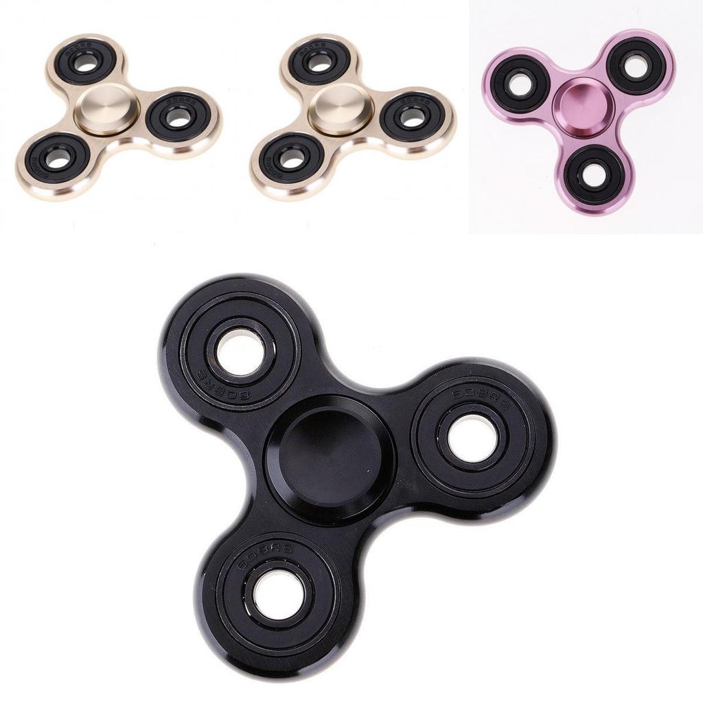 Spinner Fidget Triangolare in Metallo di Alta Qualità Cuscinetti Lisci e Silenziosi Lunga Durata di Rotazione