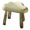Children Stool Cloud Shape Top Transparent Leg Delicate Plastic Stool Gift Present Home Decoration