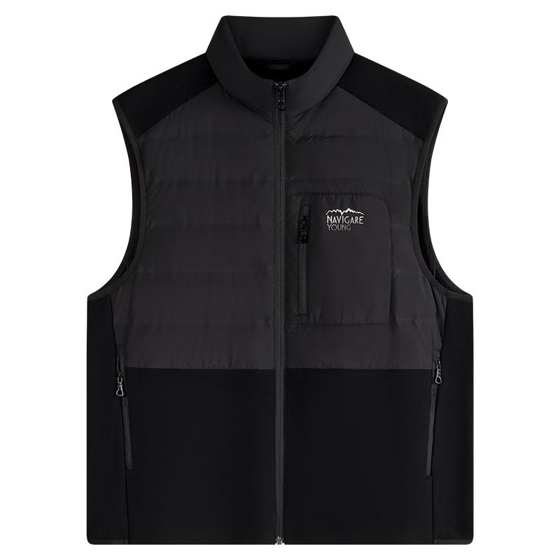 

NVG·YOUNG Men s Lightweight Duck Down Stand-Collar Vest 2XL