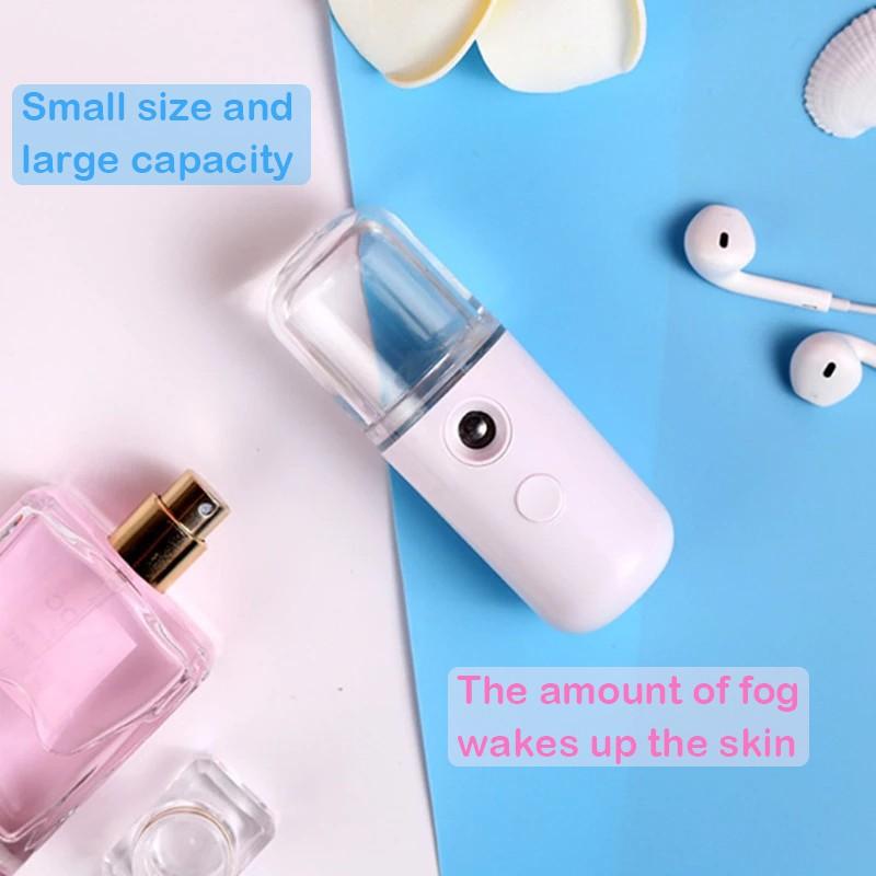 Opryskiwacz mgły wodnej Mini Nano Beauty Spray do skóry nawilżający i nawilżający USB akumulator