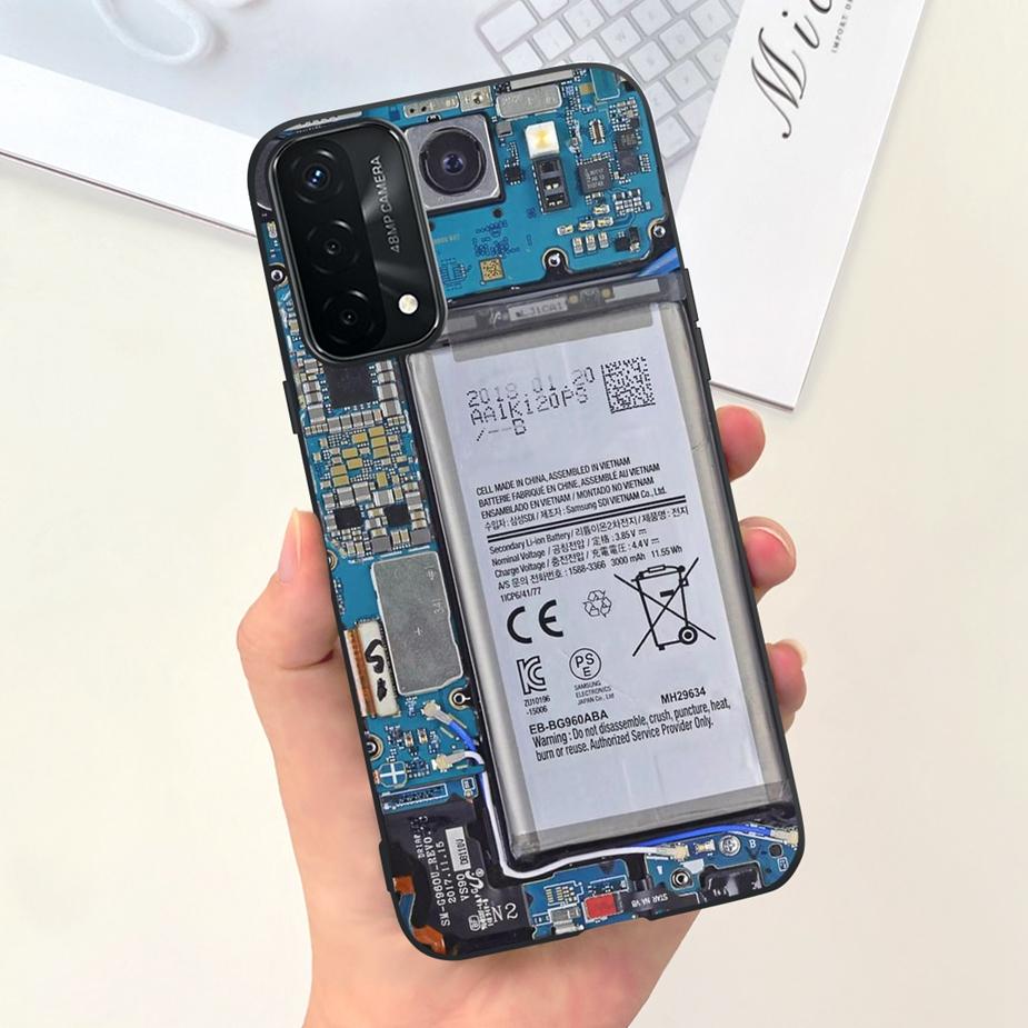 For Oppo A74 4G Case Oppo A54 A94 Cute Fashion Panted Cover Soft TPU Phone Case For Oppo A94 A 54 74 OppoA54 OppoA94 Fundas Capa