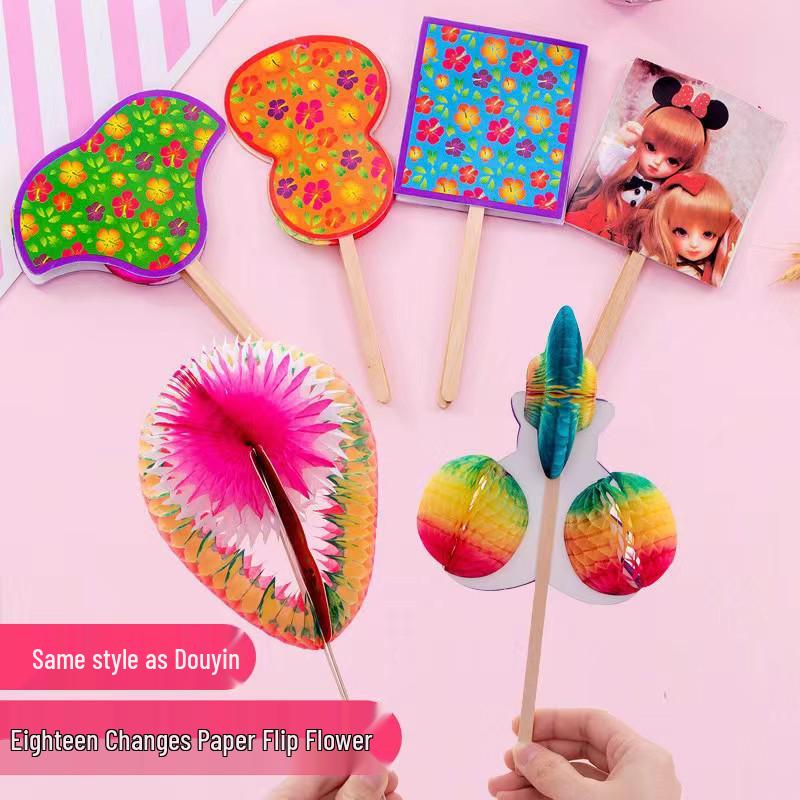 Hot-Selling Traditional Folk Flip Flower Toy - Seventy-Two Transformations