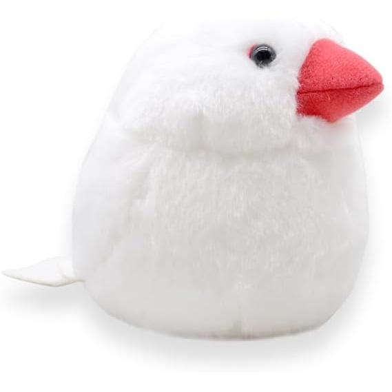 White Sparrow Stuffed Toy (Single Item) Present Birthday Exceed Japan [kotori smile]