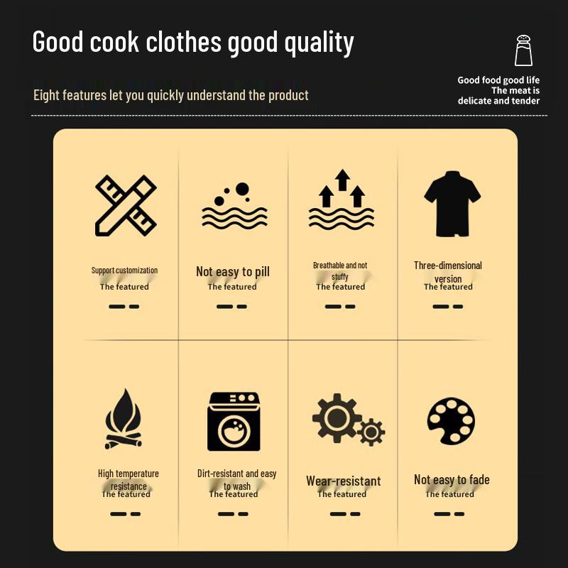 Paul Lanzhi Summer Breathable Chef Uniform L