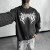 Casual Printed Round-Neck Sweatshirts, Couples' Loose-Fit Casual Long-Sleeve Base Layers, Fashionable Fleece Round-Neck Sweatshirts