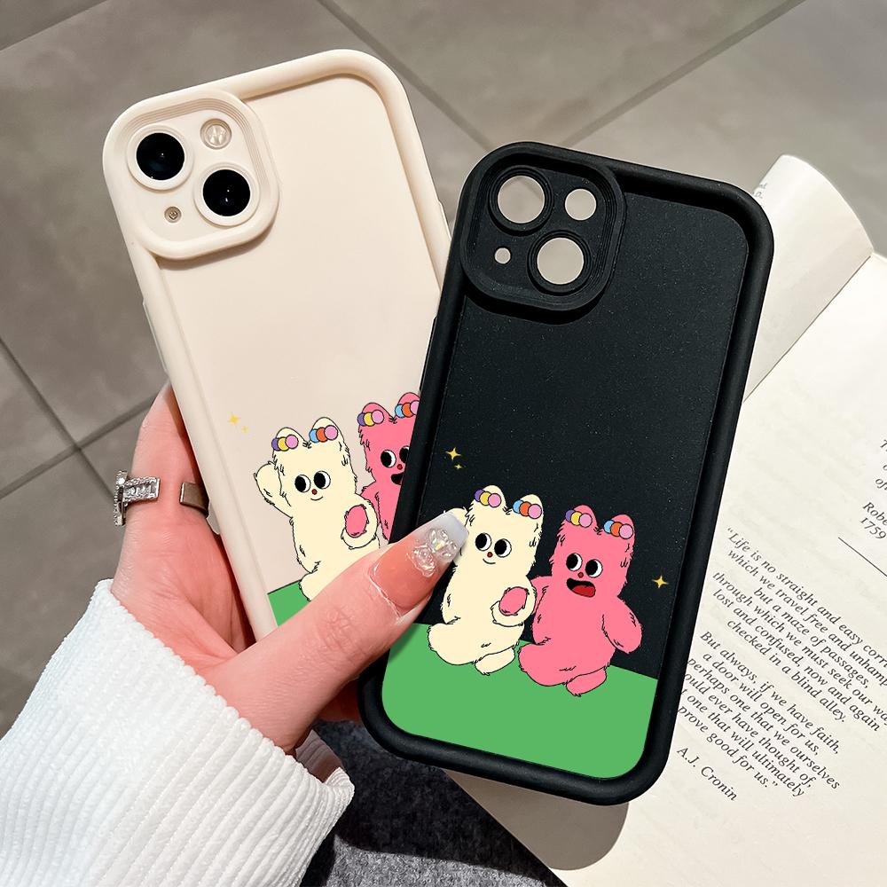 Soft Silicone Phone Casing Full Cover Camera Shockproof Protection Case for Samsung Xiaomi Redmi Poco