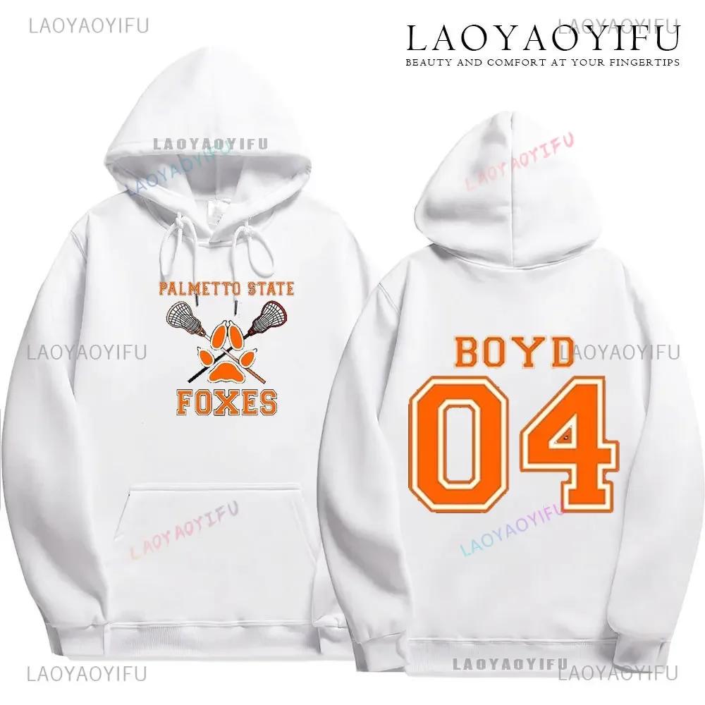 Der Foxhole Court Palmetto State Foxes Herren Hoodie Foxhole Field Palmetto State Fox Cosplay Wildtier Langarm-Sweatshirt