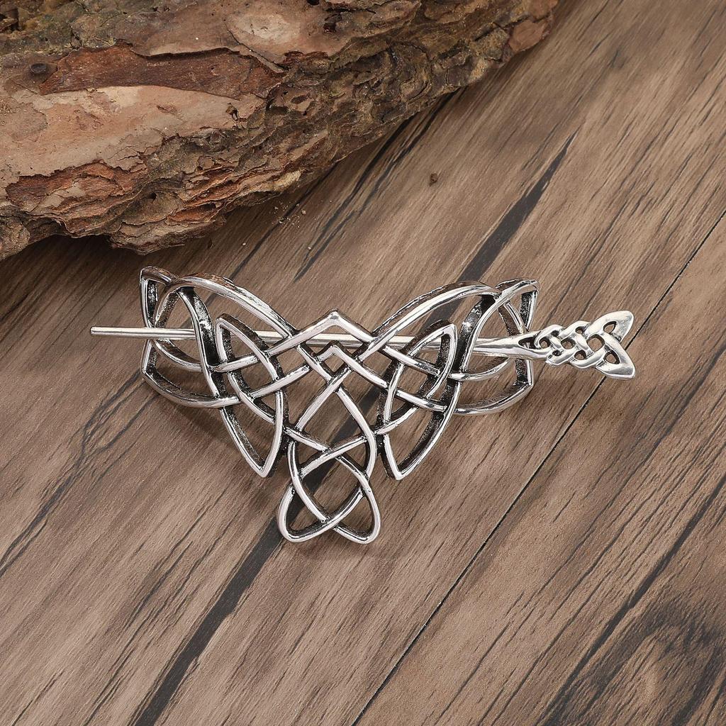 Viking Retro Celtic Knot Hairpin: Versatile Norwegian Style Party Accessory