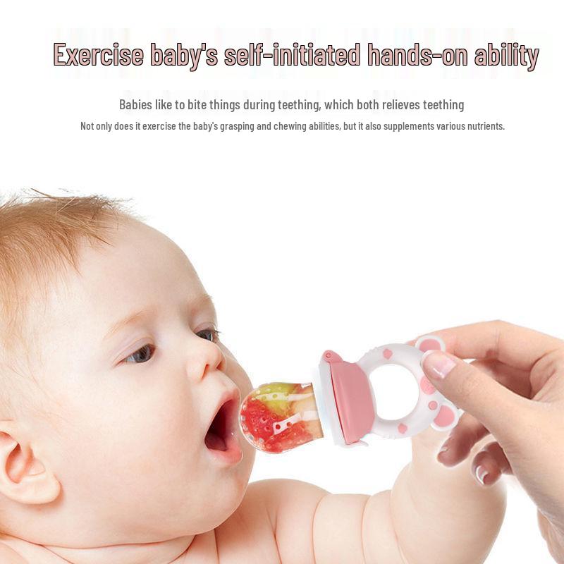 Silicone Teething Stick: Baby Fruit & Veggie Feeder