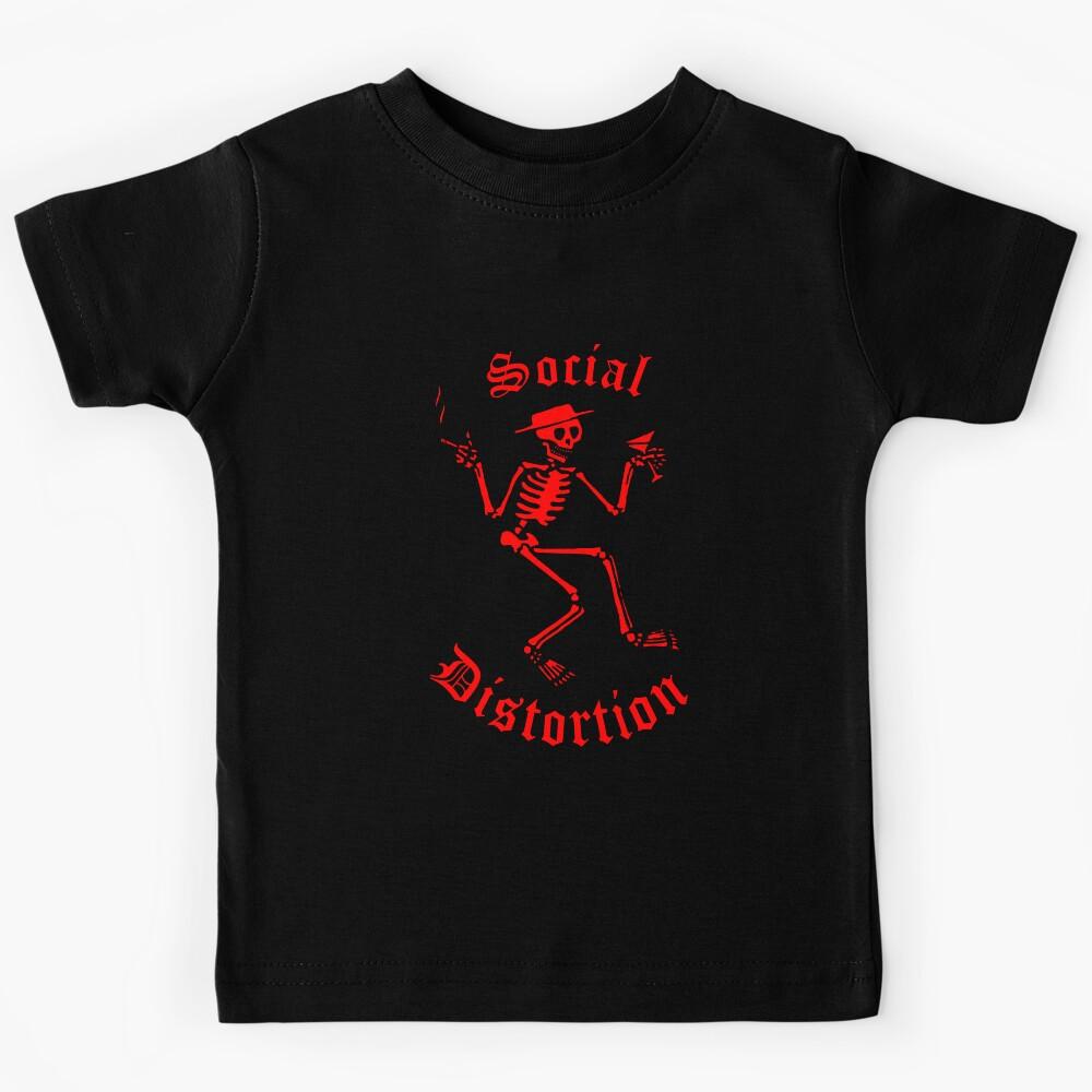 American Social Punk Band Rock Skull Kids T-Shirt 110