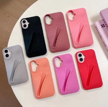 Silikonové pouzdro na telefon s rtěnkou Pro 11 Funda 13 16 Pro Max 15 14 13 12 16 Plus Přenosný držák na lesk na rty Kryt