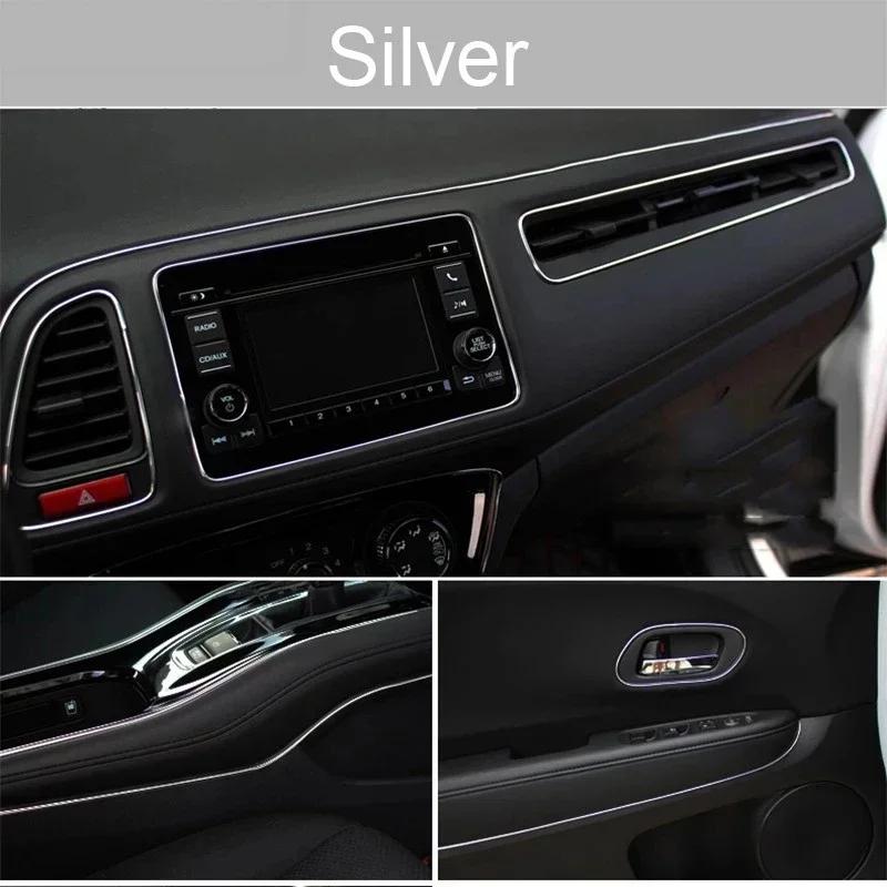 New 5M Interior Moulding Car Styling Universal DIY Decoration Flexible Strips Trim Strips Trim Dashboard Door Car-styling Tools