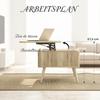 Modern Living Room Table, Coffee Table with Height-Adjustable Tabletop, Stylish Side Table, Storage Table (only with living room table)