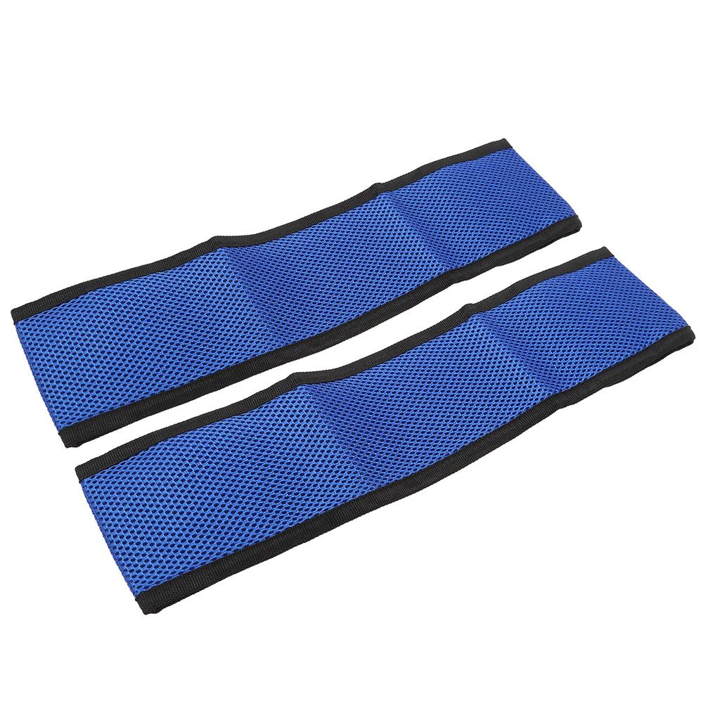 2Pcs Wheelchair Calf Strap Blue Breathable Enhance Body Stability Transporter Leg Strap for Elderly L for 47cm Wheel Leg
